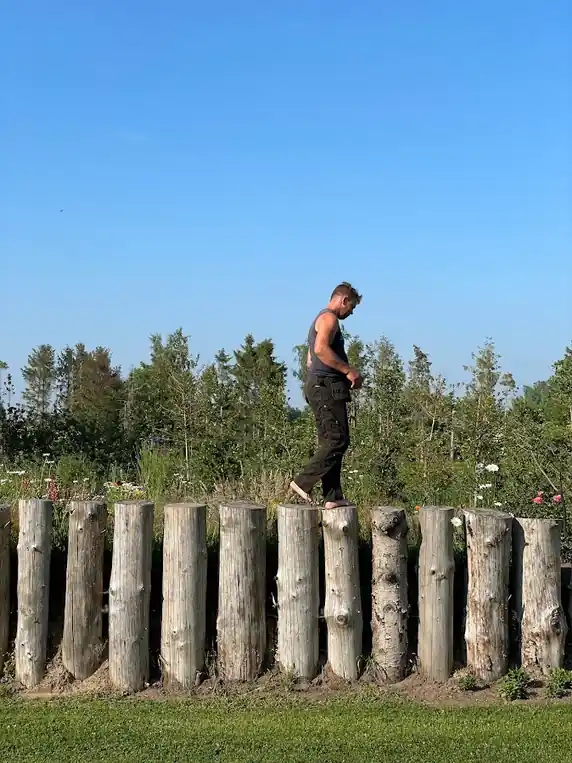 Rohan Van Daele aan het werk